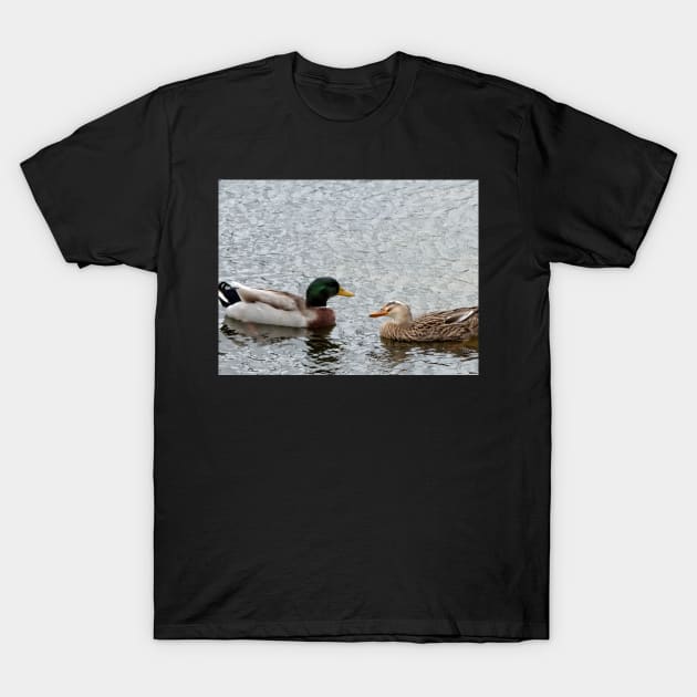 Duck Date T-Shirt by jillnightingale